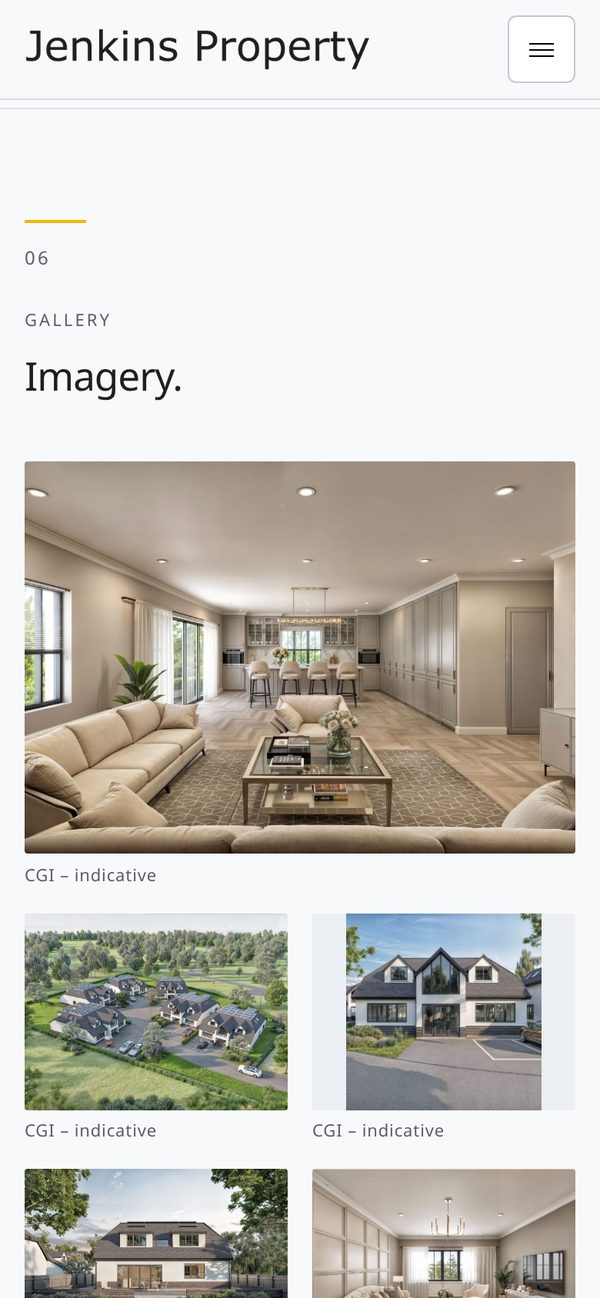 Green Grove website, imagery, mobile